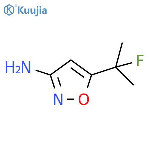 5-(2-fluoropropan-2-yl)-1,2-oxazol-3-amine structure