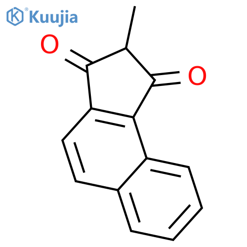 1H-Benz[e]indene-1,3(2H)-dione, 2-methyl- structure