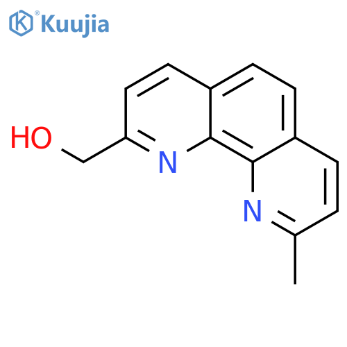 1,10-Phenanthroline-2-methanol, 9-methyl- structure