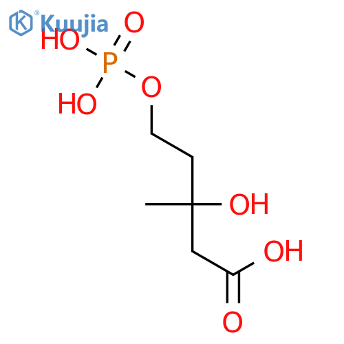 Mevalonic Acid 5-Phosphate Hydrate structure