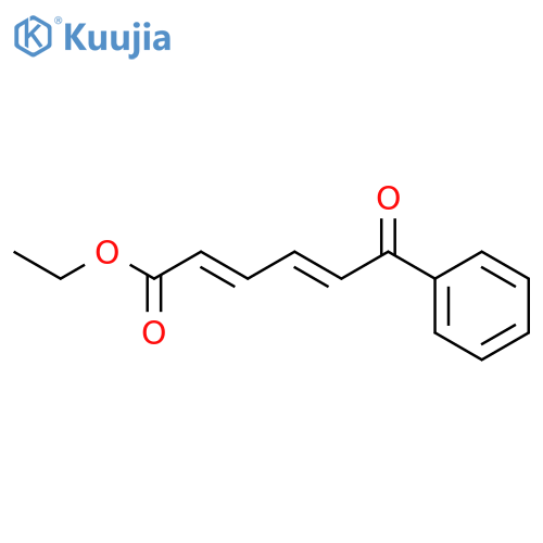 2,4-Hexadienoic acid, 6-oxo-6-phenyl-, ethyl ester, (2E,4E)- structure