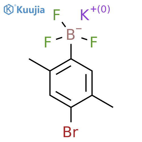 Potassium (4-bromo-2,5-dimethylphenyl)trifluoroborate structure