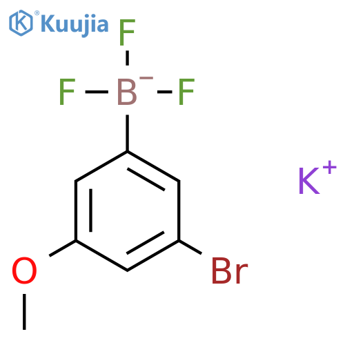 Potassium 3-Bromo-5-methoxyphenyltrifluoroborate structure