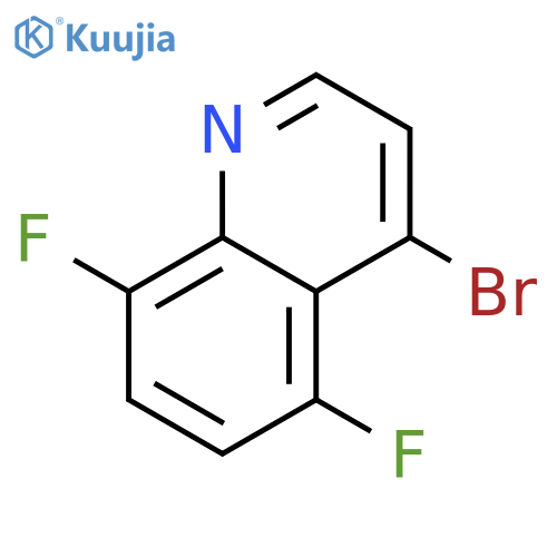 4-bromo-5,8-difluoroquinoline structure