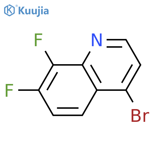 4-Bromo-7,8-difluoroquinoline structure