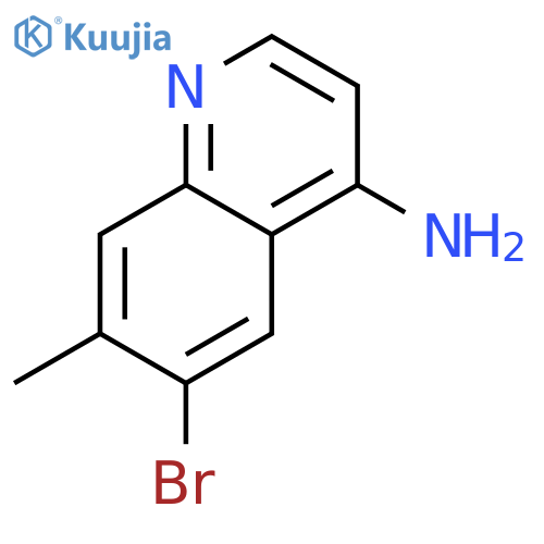 4-Amino-6-bromo-7-methylquinoline structure