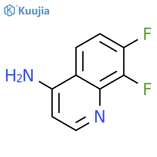 4-Amino-7,8-difluoroquinoline structure