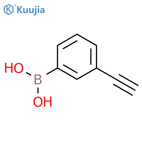 3-ethynylphenylboronic acid structure