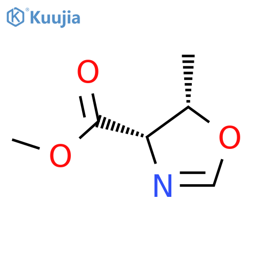 4-Oxazolecarboxylicacid,4,5-dihydro-5-methyl-,methylester,(4S-cis)-(9CI) structure
