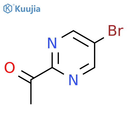 1-(5-bromopyrimidin-2-yl)ethan-1-one structure
