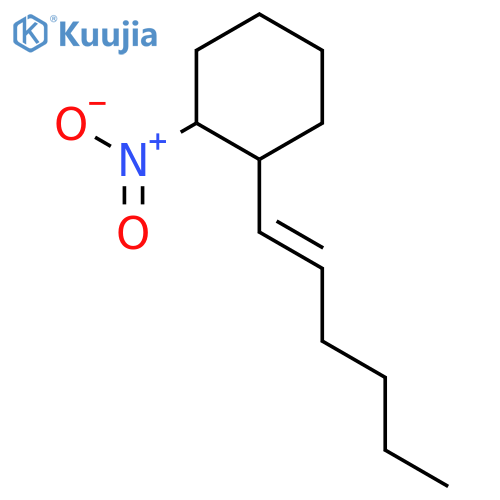 Cyclohexane, 1-(1-hexenyl)-2-nitro- structure