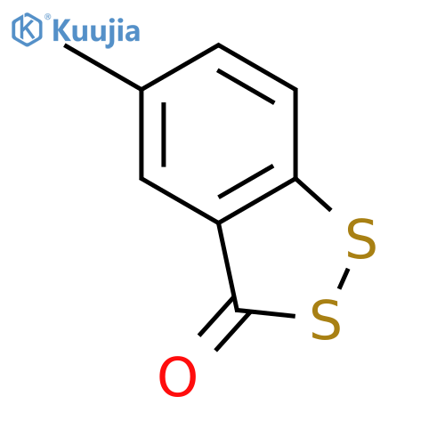 3H-1,2-Benzodithiol-3-one, 5-methyl- structure