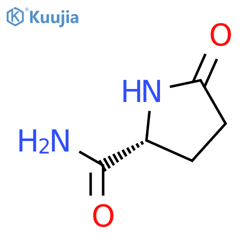 2-Pyrrolidinecarboxamide, 5-oxo-, (R)- structure
