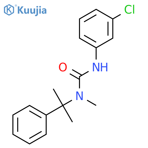 Urea, N'-(3-chlorophenyl)-N-methyl-N-(1-methyl-1-phenylethyl)- structure