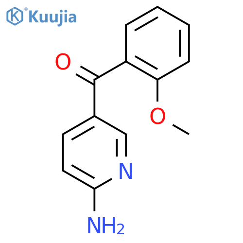 (6-Aminopyridin-3-yl)(2-methoxyphenyl)methanone structure