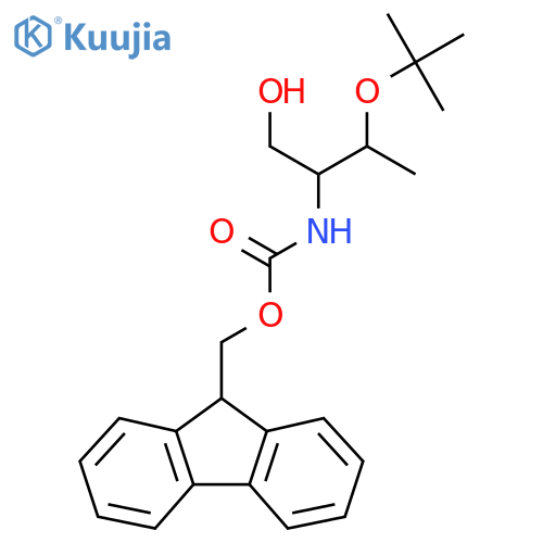 (9H-Fluoren-9-yl)methyl (3-tert-butoxy-1-hydroxybutan-2-yl)carbamate structure