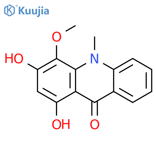 1,3-Dihydroxy-4-methoxy-10-methylacridin-9(10H)-one structure