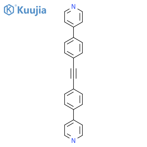 4,4'-(1,2-Ethynediyldi-4,1-phenylene)dipyridine structure