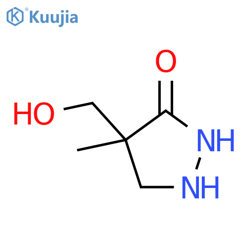 3-Pyrazolidinone,4-(hydroxymethyl)-4-methyl- structure
