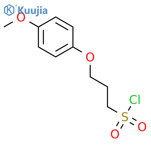 3-(4-methoxyphenoxy)propane-1-sulfonyl chloride structure