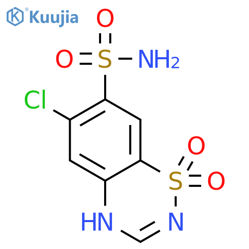 Chlorothiazide-13C,15N2 structure