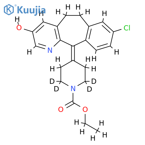 3-Hydroxy Loratadine-D4 structure