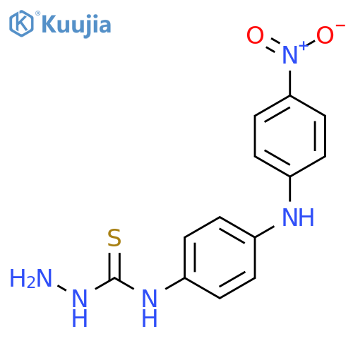 Hydrazinecarbothioamide, N-[4-[(4-nitrophenyl)amino]phenyl]- structure