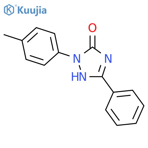 3H-1,2,4-Triazol-3-one,2,4-dihydro-2-(4-methylphenyl)-5-phenyl- structure