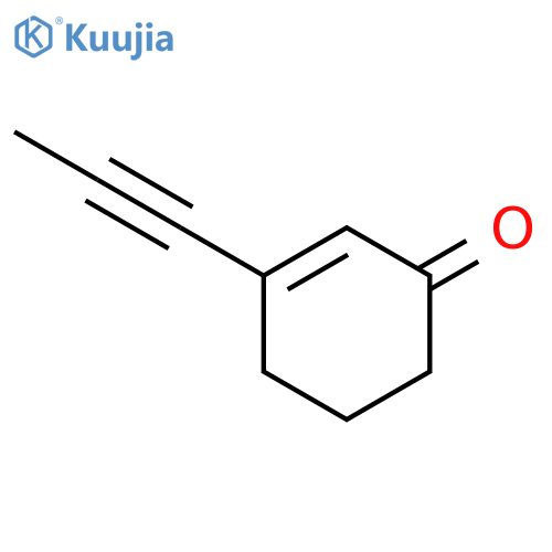 2-Cyclohexen-1-one,3-(1-propyn-1-yl)- structure