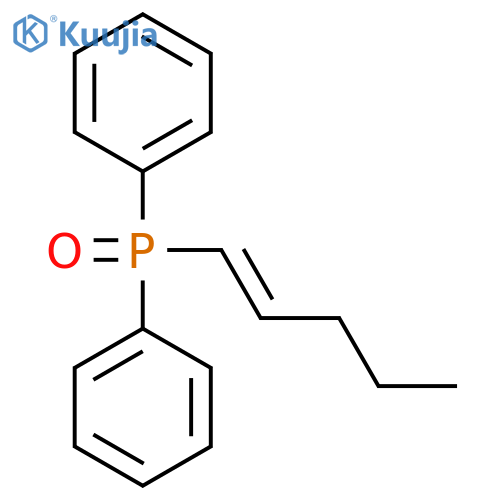 Phosphine oxide, 1-pentenyldiphenyl- structure