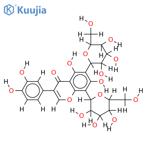 6,8-bis(beta-D-glucopyranosyl)orobol structure