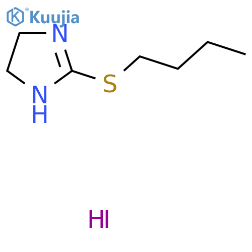 2-(Butylsulfanyl)-4,5-dihydro-1H-imidazole hydroiodide structure