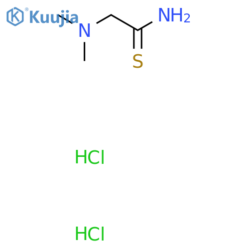 2-(Dimethylamino)ethanethioamide dihydrochloride structure