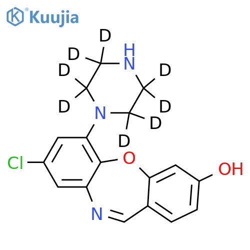 8-Hydroxy Amoxapine-d8 structure