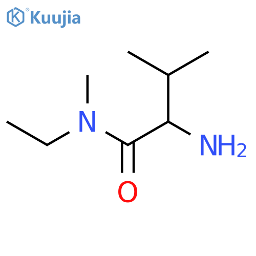 2-amino-N-ethyl-N,3-dimethylbutanamide structure