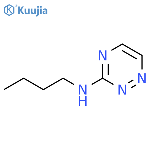 N-butyl-1,2,4-triazin-3-amine structure