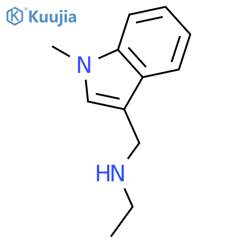 1H-Indole-3-methanamine, N-ethyl-1-methyl- structure