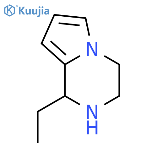 1-ethyl-1H,2H,3H,4H-pyrrolo1,2-apyrazine structure