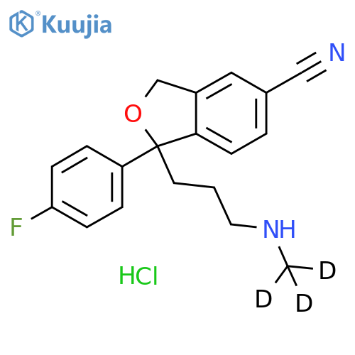 rac Demethyl Citalopram-d3 Hydrochloride structure