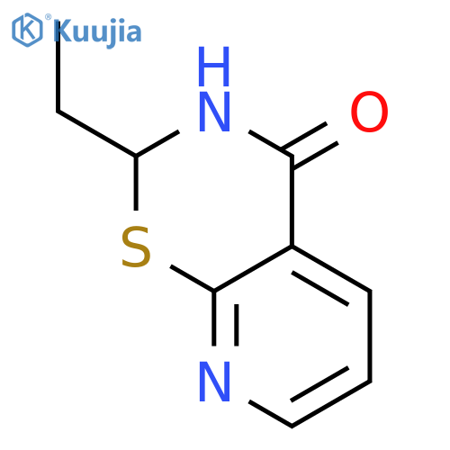4H-Pyrido[3,2-e]-1,3-thiazin-4-one, 2-ethyl-2,3-dihydro- structure