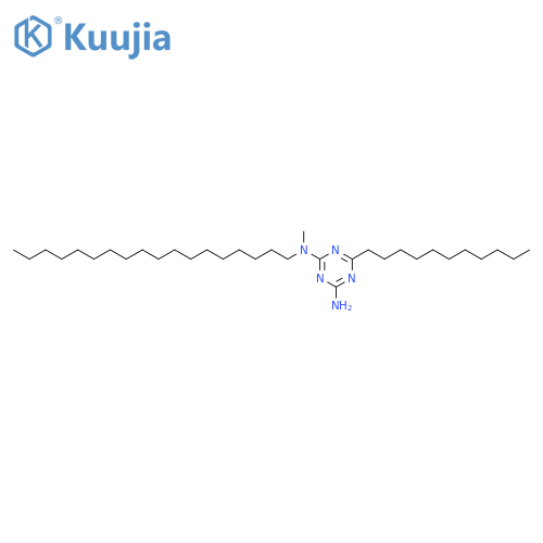 1,3,5-TRIAZINE-2,4-DIAMINE, N-METHYL-N-OCTADECYL-6-UNDECYL- structure