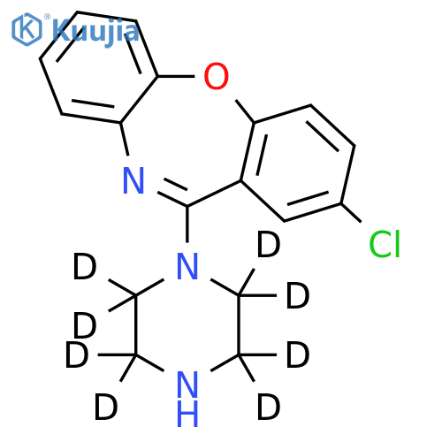 Amoxapine-d8 structure