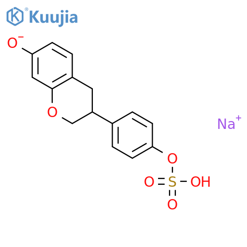 (R,S)-Equol 4’-Sulfate Sodium Salt (90%) structure