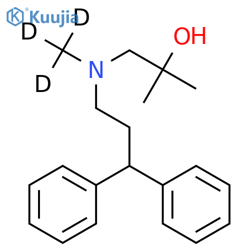 1-(3,3-Diphenylpropyl)methylamino-2-methyl-2-propanol-d3 structure