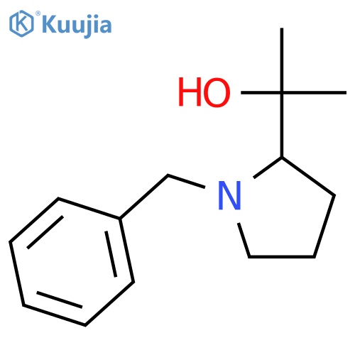 (s)-2-(1-benzylpyrrolidin-2-yl)propan-2-ol structure