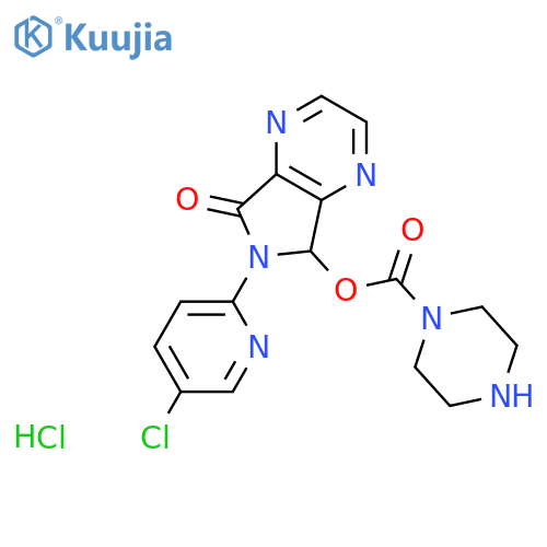 N-Desmethyl Zopiclone-d8 Hydrochloride structure