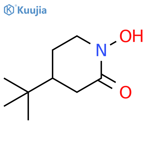 2-Piperidinone, 4-(1,1-dimethylethyl)-1-hydroxy- structure