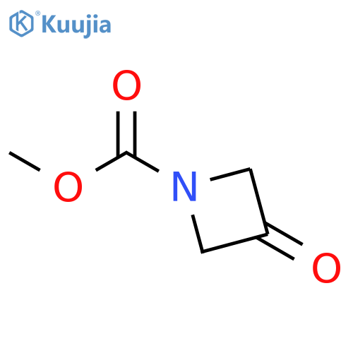 1-Azetidinecarboxylic acid, 3-oxo-, methyl ester (9CI) structure