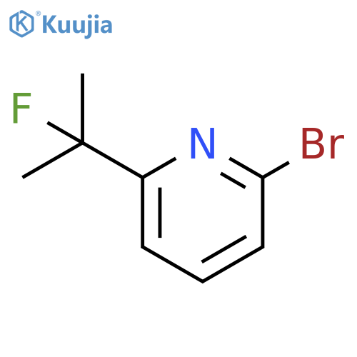 Pyridine, 2-bromo-6-(1-fluoro-1-methylethyl)- structure