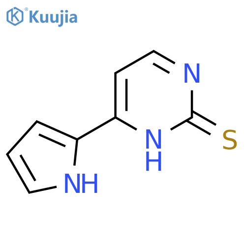 4-(1H-Pyrrol-2-yl)-1H-pyrimidine-2-thione structure